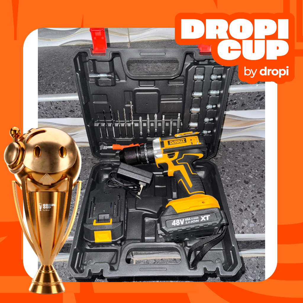 taladro DEWALT 2 bateras 48vDROPI CUP