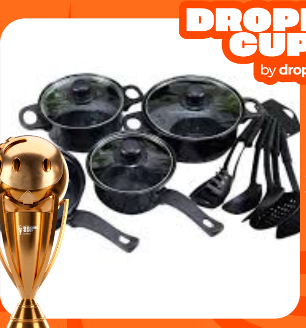SET DE OLLAS 13PCS ECO DROPI CUP